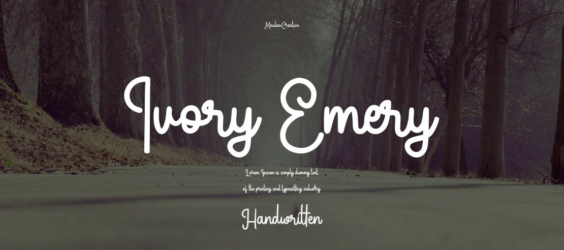 Ivory Emery Font