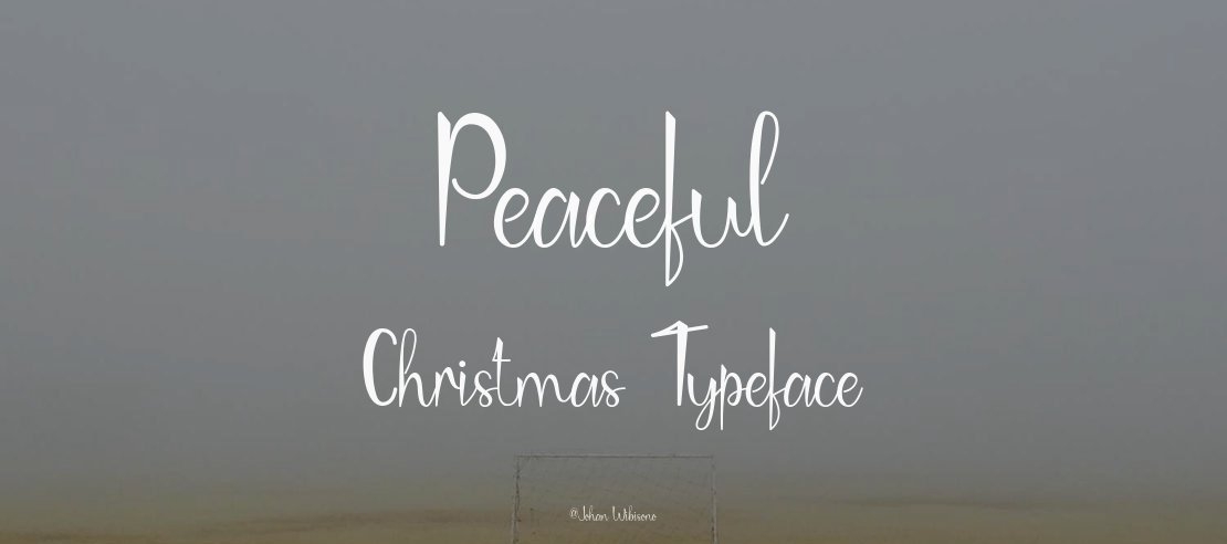 Peaceful Christmas Font