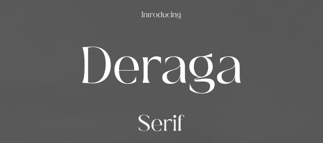 Deraga Font Family