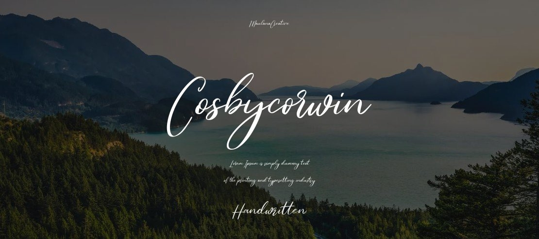 Cosbycorwin Font