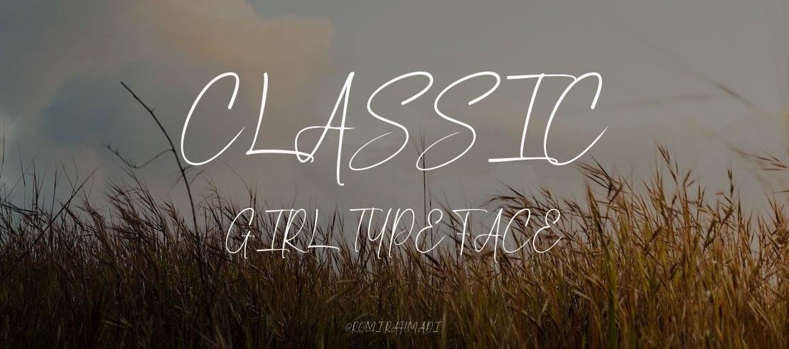 Classic Girl Font