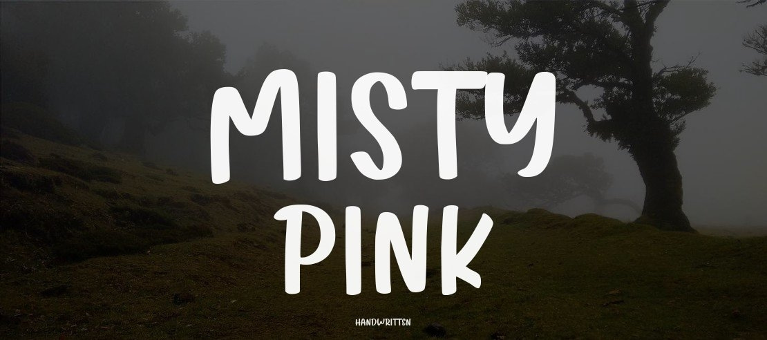 Misty Pink Font