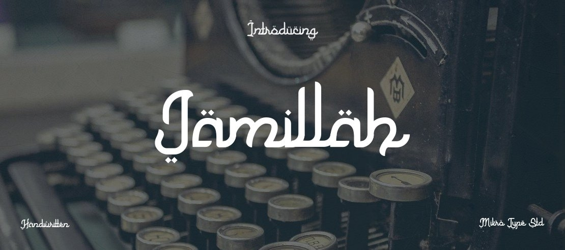 Jamillah Font