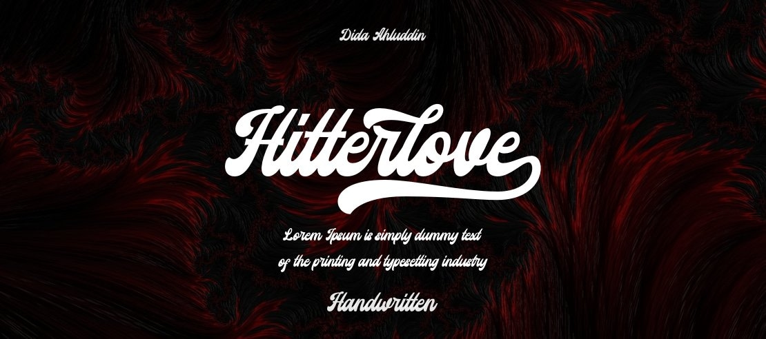 Hitterlove Font