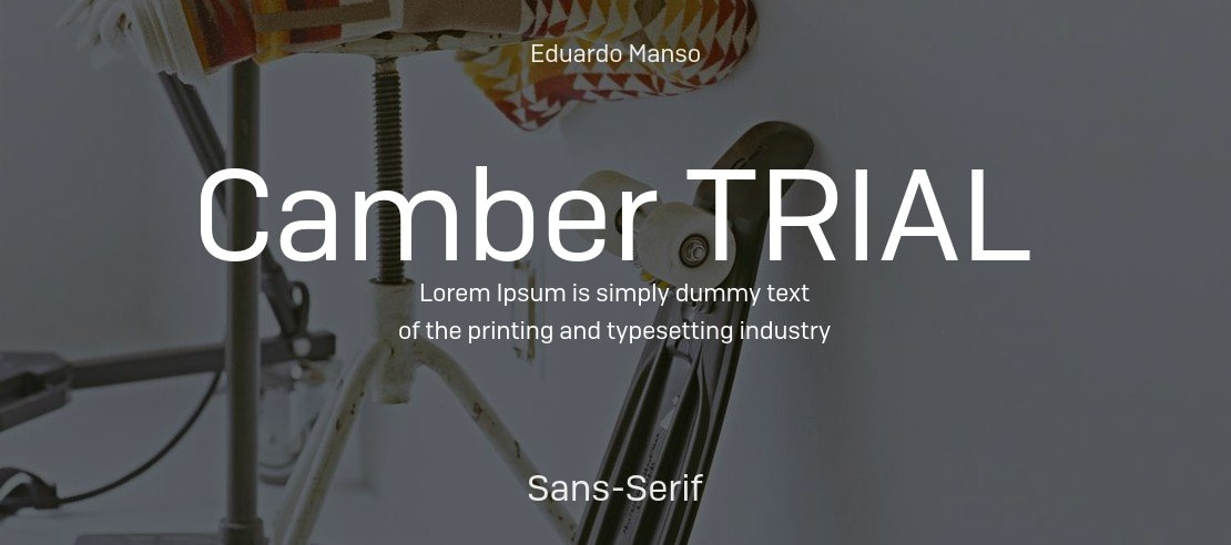 Camber TRIAL Font Family