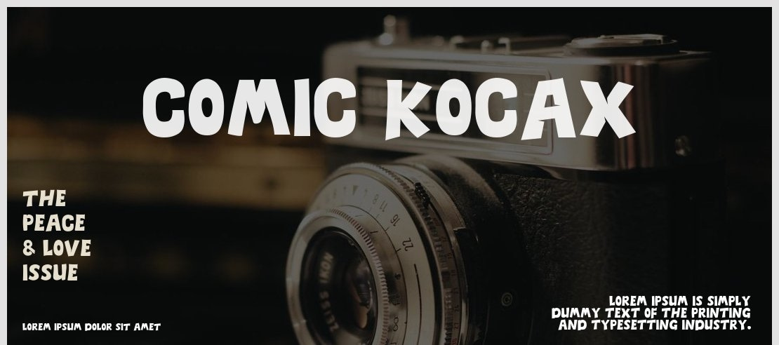 Comic Kocax Font