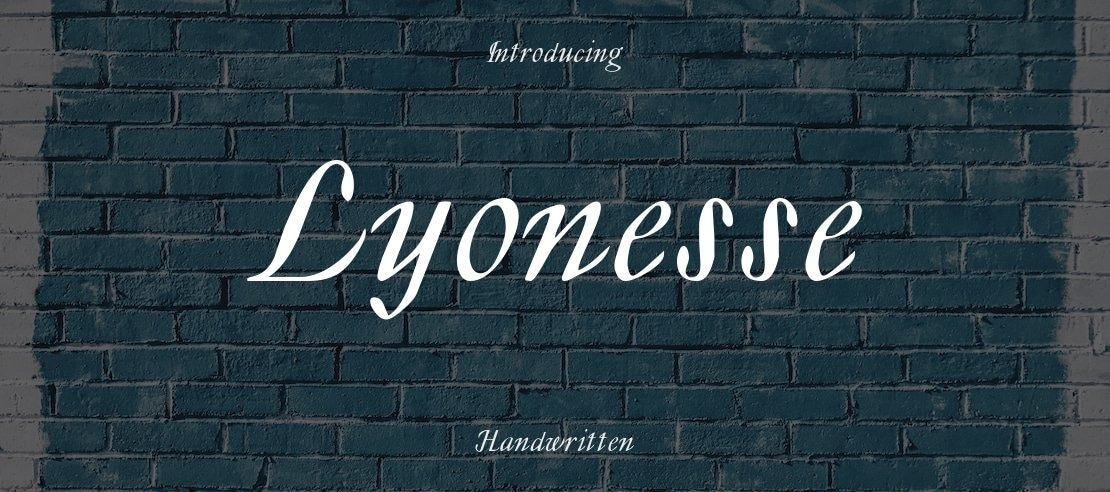 Lyonesse Font