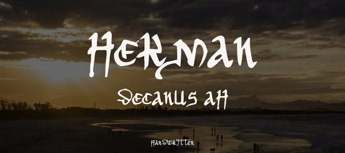 Herman Decanus AH Font