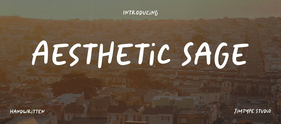 Aesthetic Sage Font