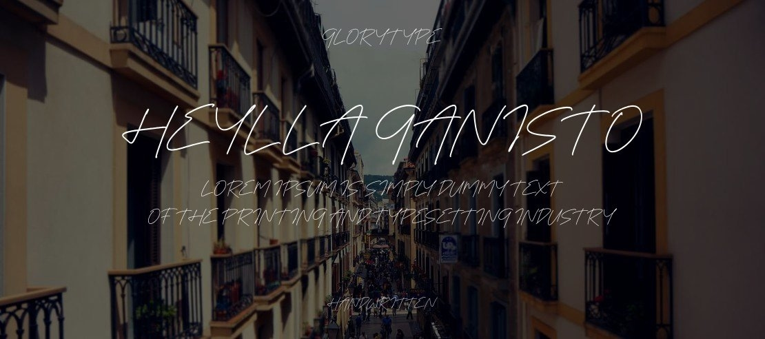 Heylla Ganisto Font