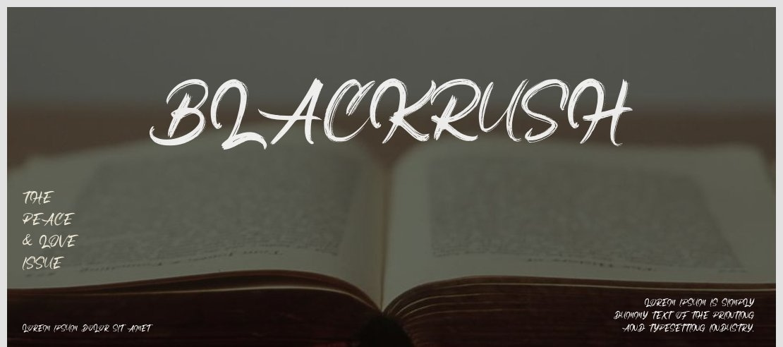 Blackrush Font
