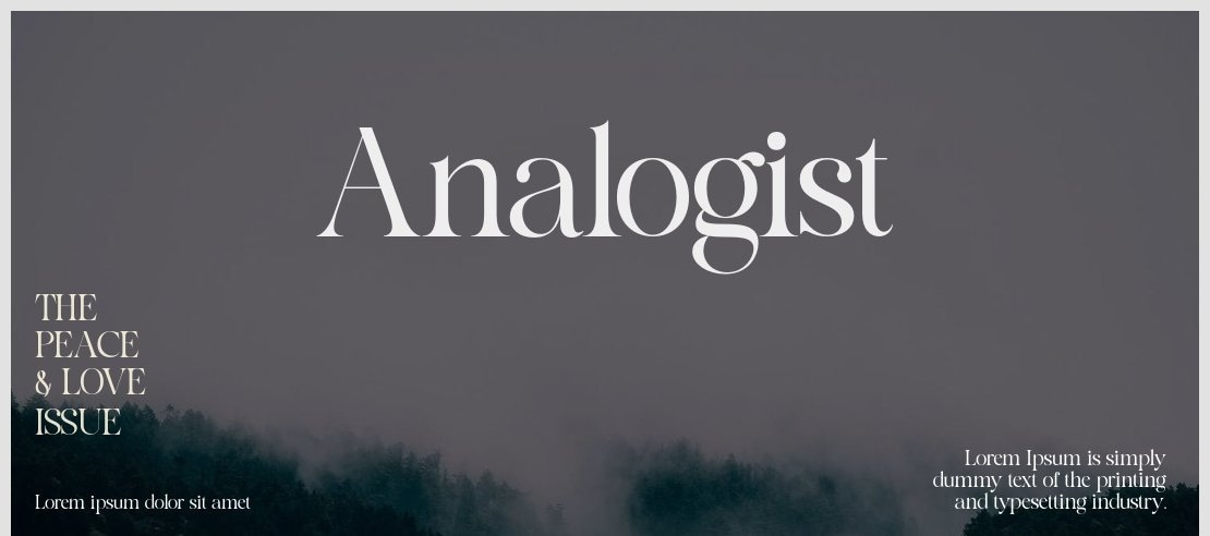 Analogist Font