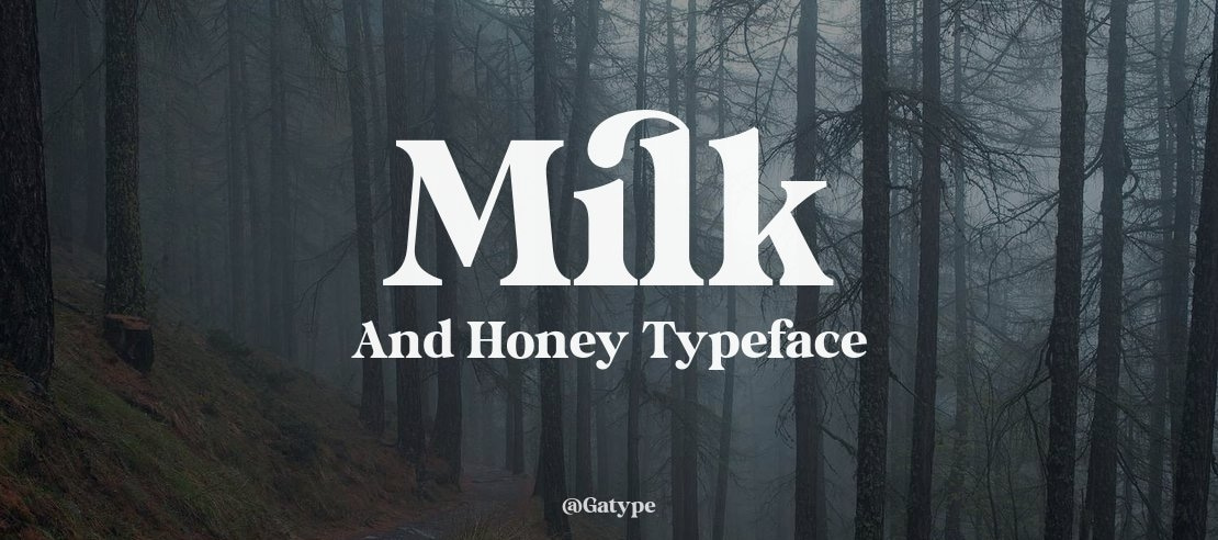 Milk And Honey Font
