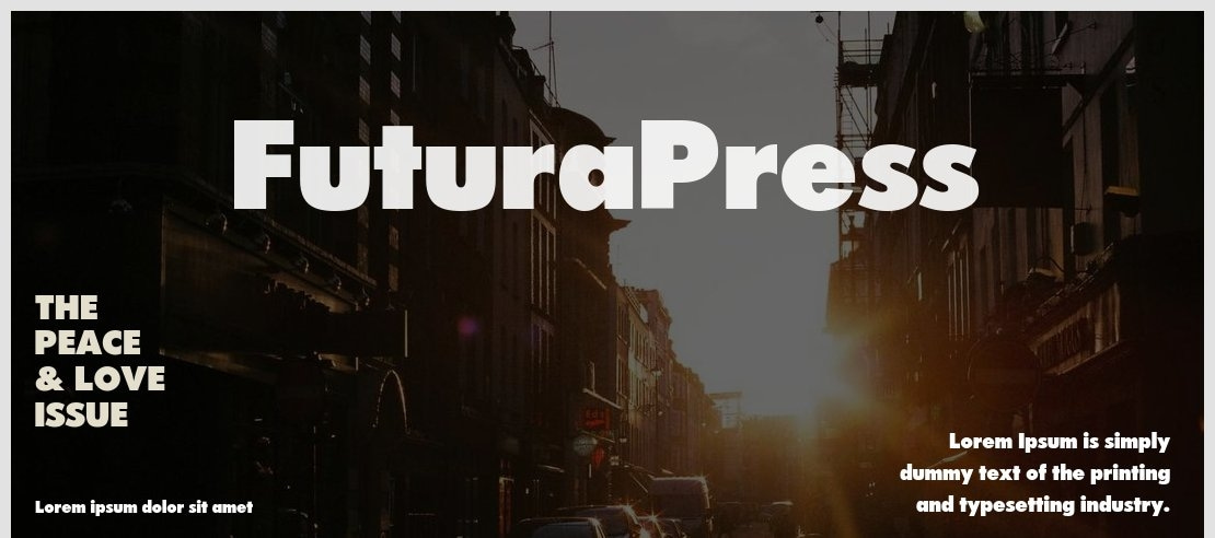 FuturaPress Font