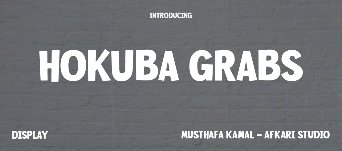 Hokuba Grabs Font Family