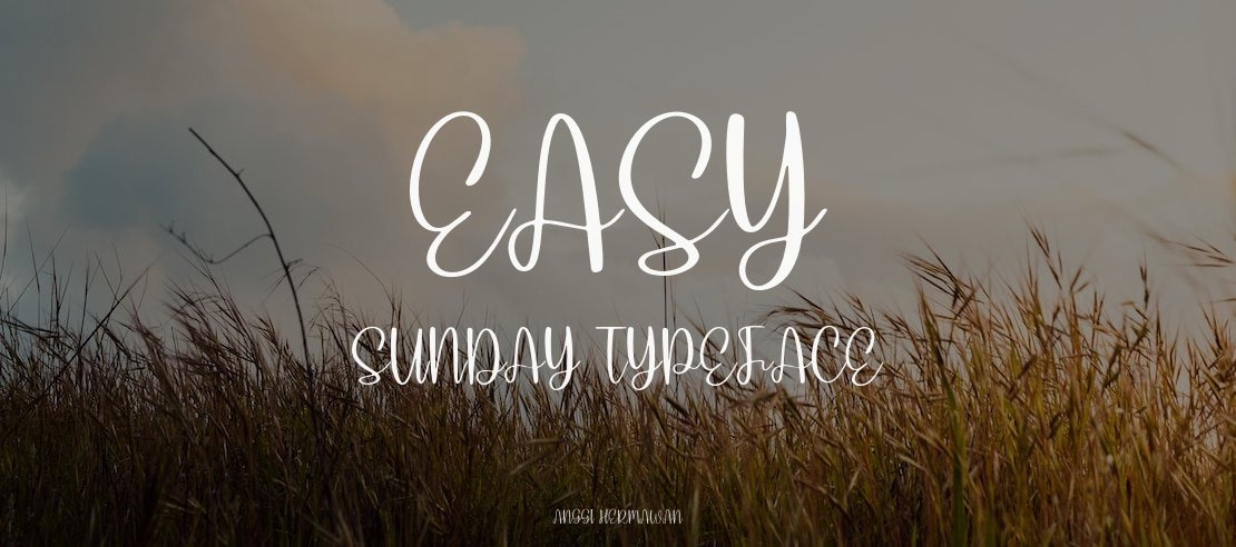 Easy Sunday Font