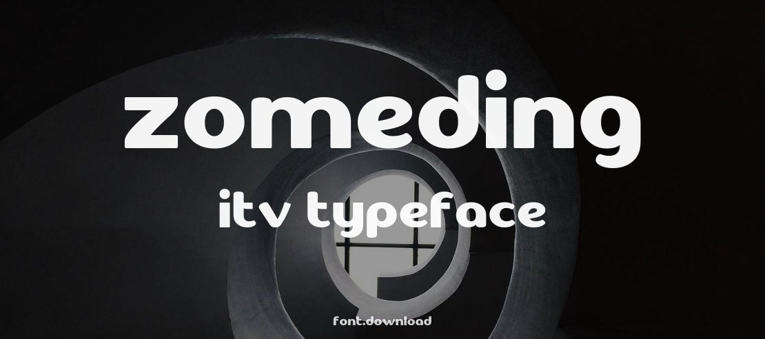 Zomeding ITV Font