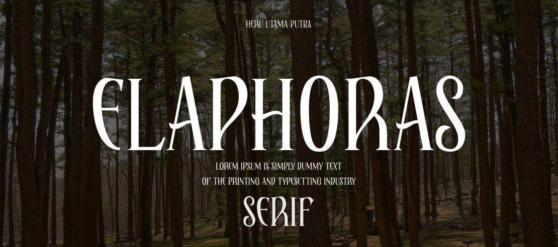 ELAPHORAS Font