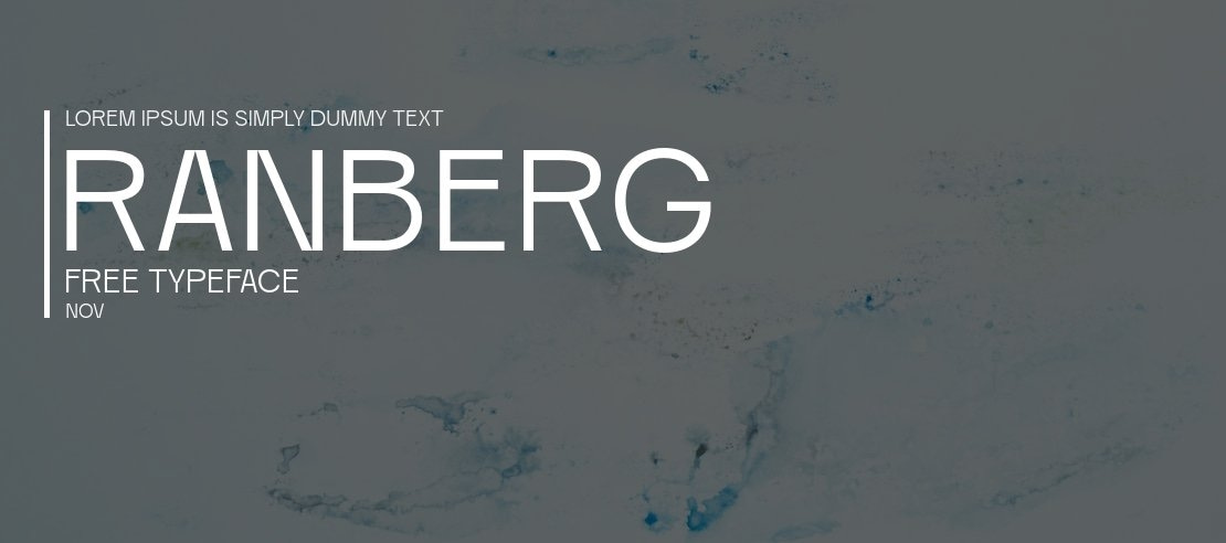 Ranberg Free Font