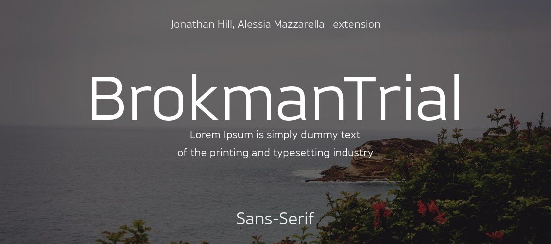 BrokmanTrial Font Family