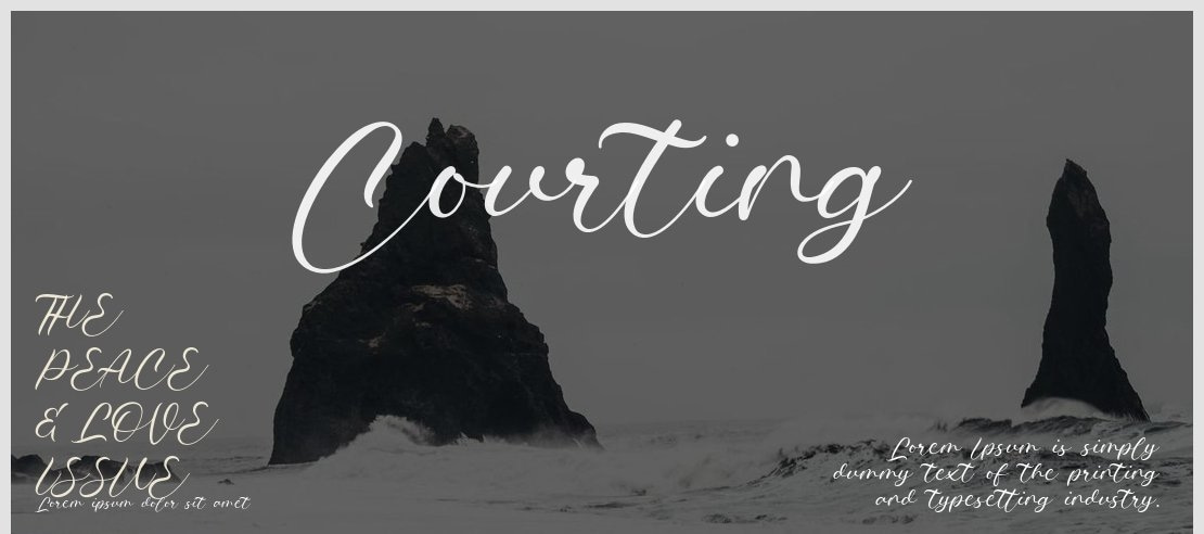 Courting Font