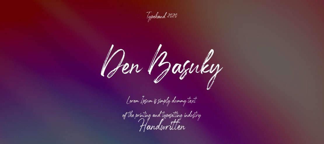 Den Basuky Font