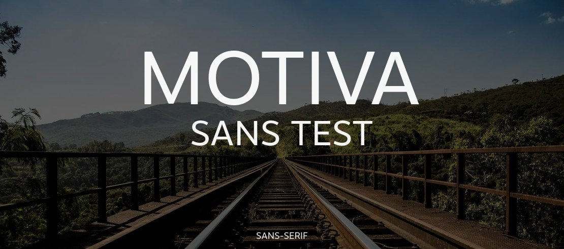 Motiva Sans Test Font Family