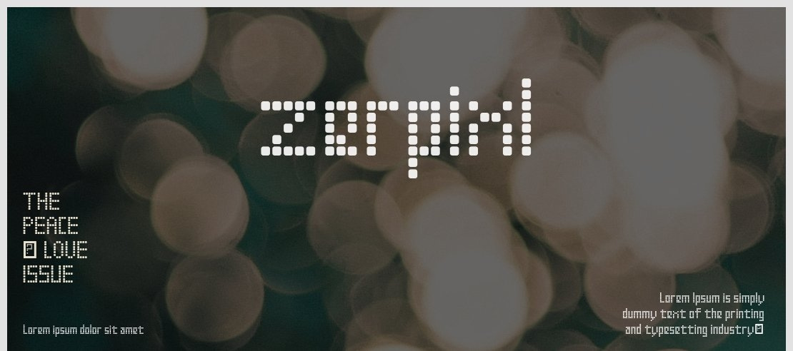 zerpixl Font