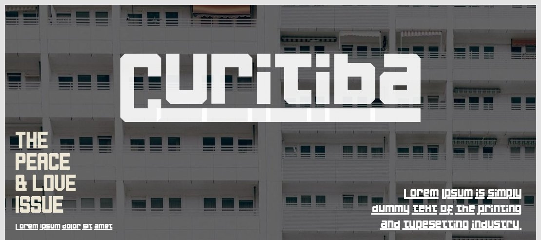 Curitiba Font