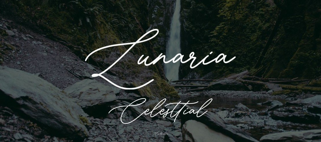 Lunaria Celesttial Font