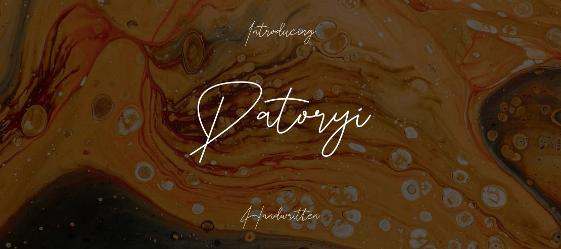 Patoryi Font