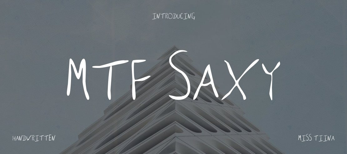 MTF Saxy Font