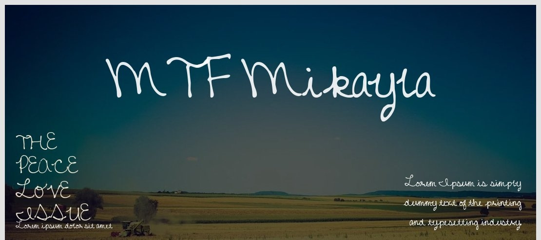 MTF Mikayla Font