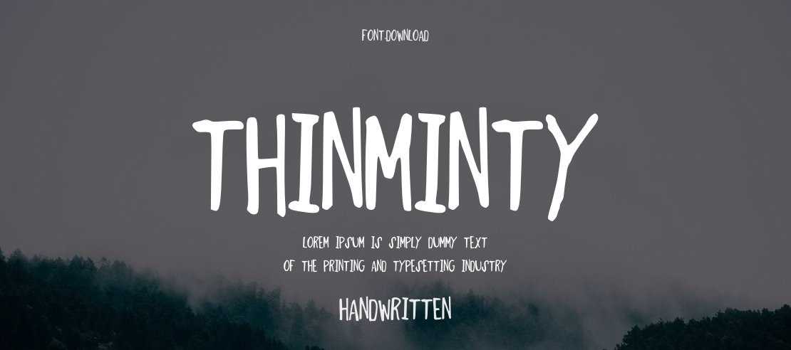 ThinMinty Font