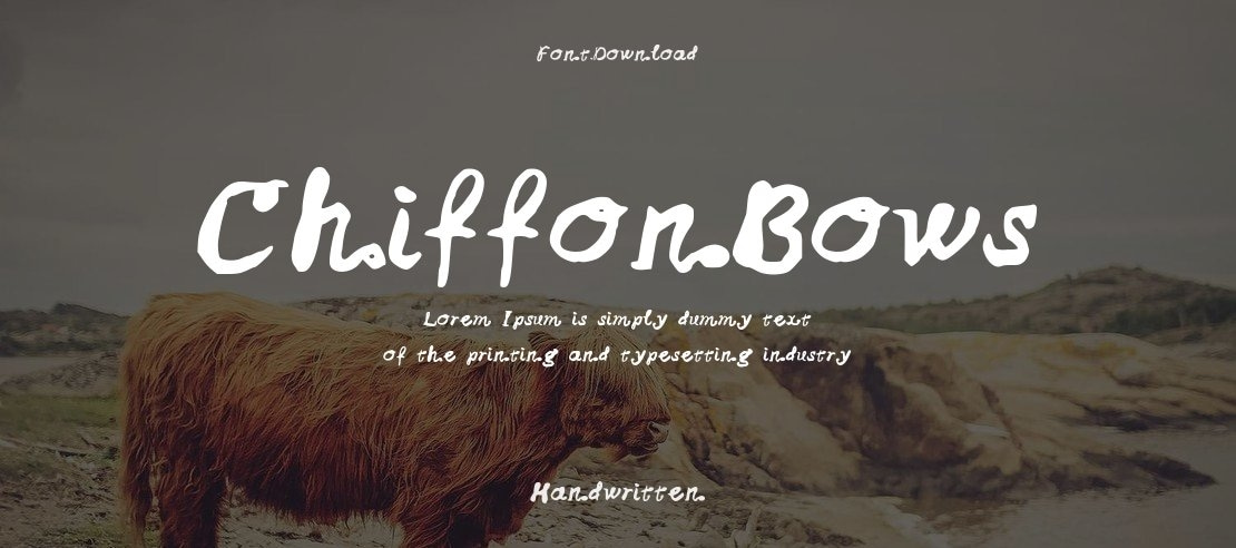 ChiffonBows Font