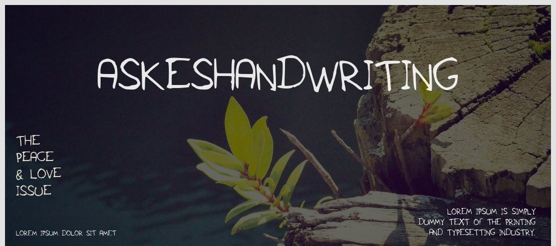 AskesHandwriting Font