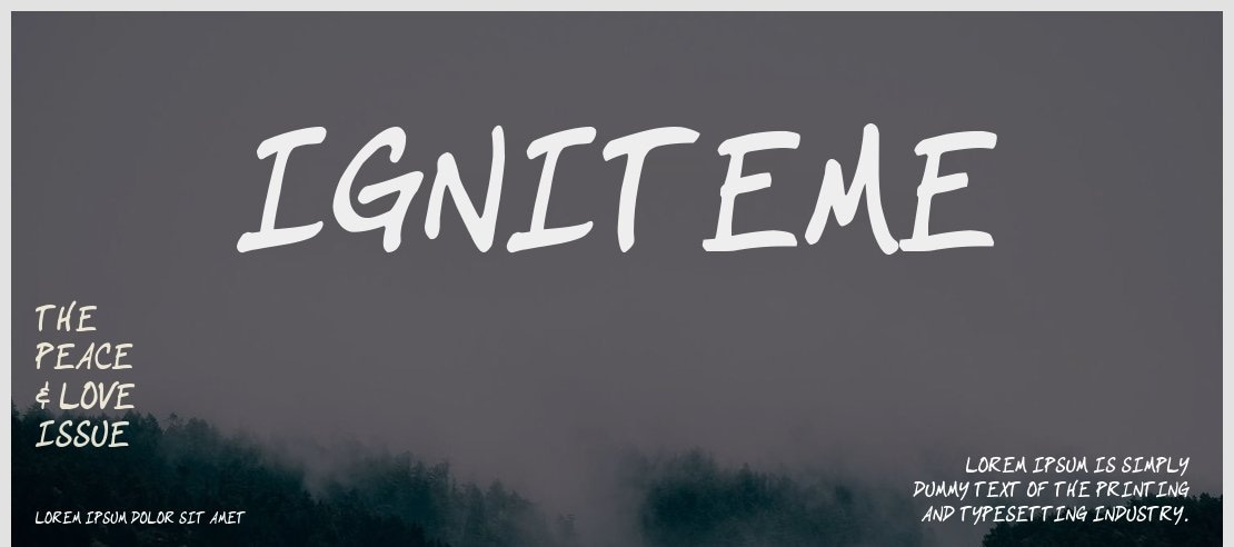 IgniteMe Font