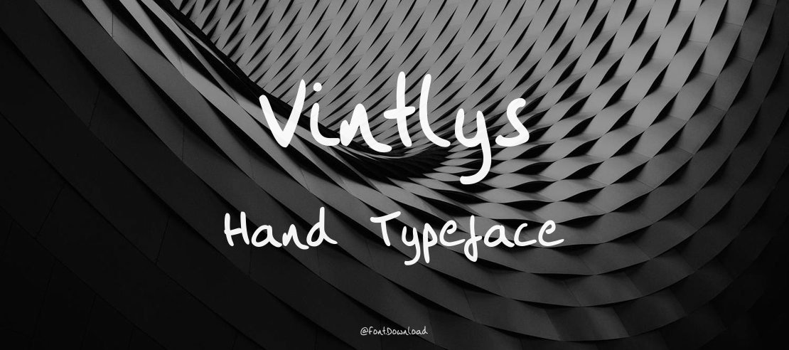 Vintlys Hand Font