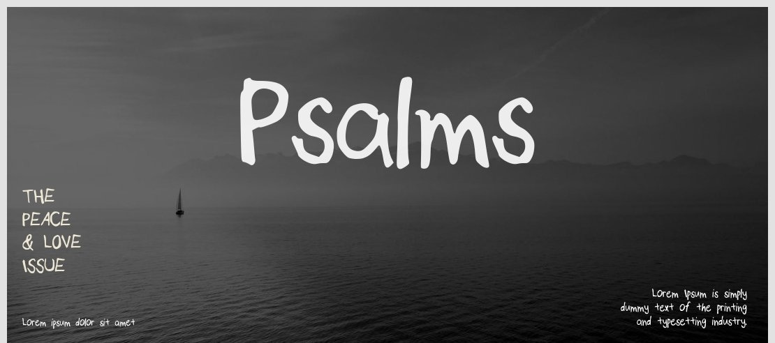 Psalms Font