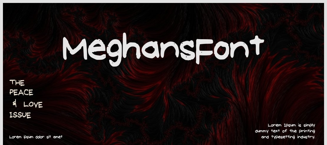 MeghansFont Font