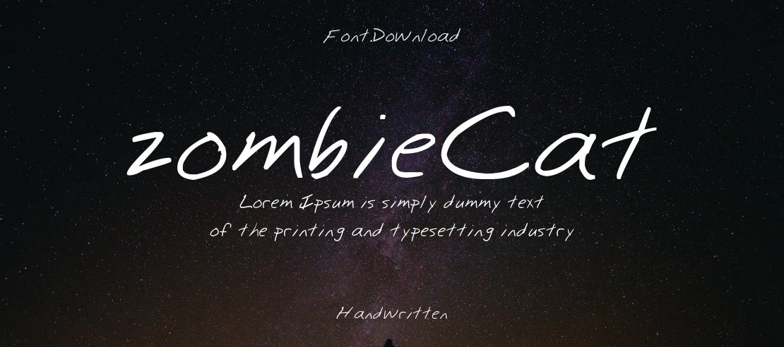 zombieCat Font