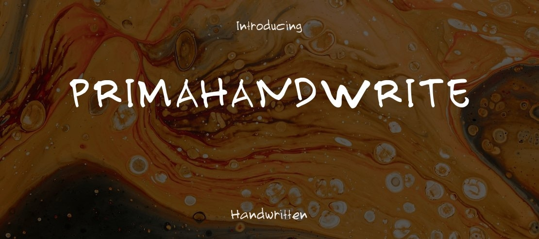 PRIMAHANDWRITE Font