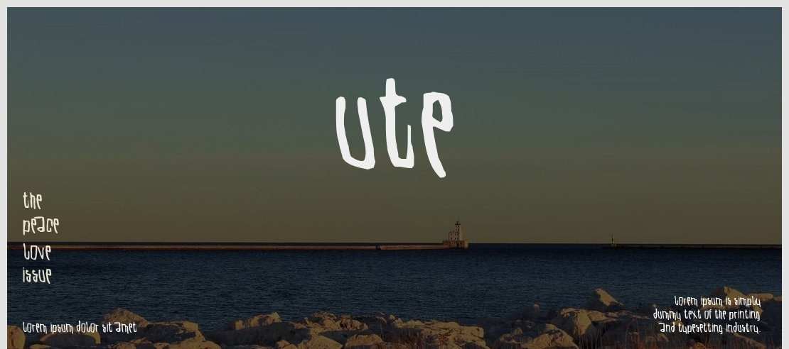 Ute Font