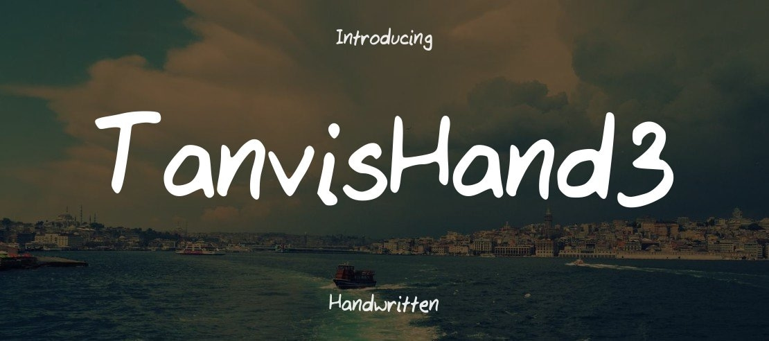 TanvisHand3 Font