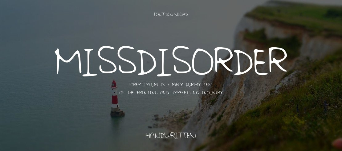 MissDisorder Font