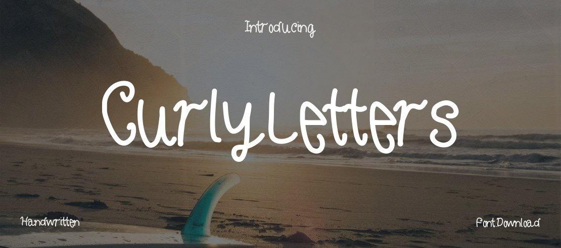 CurlyLetters Font