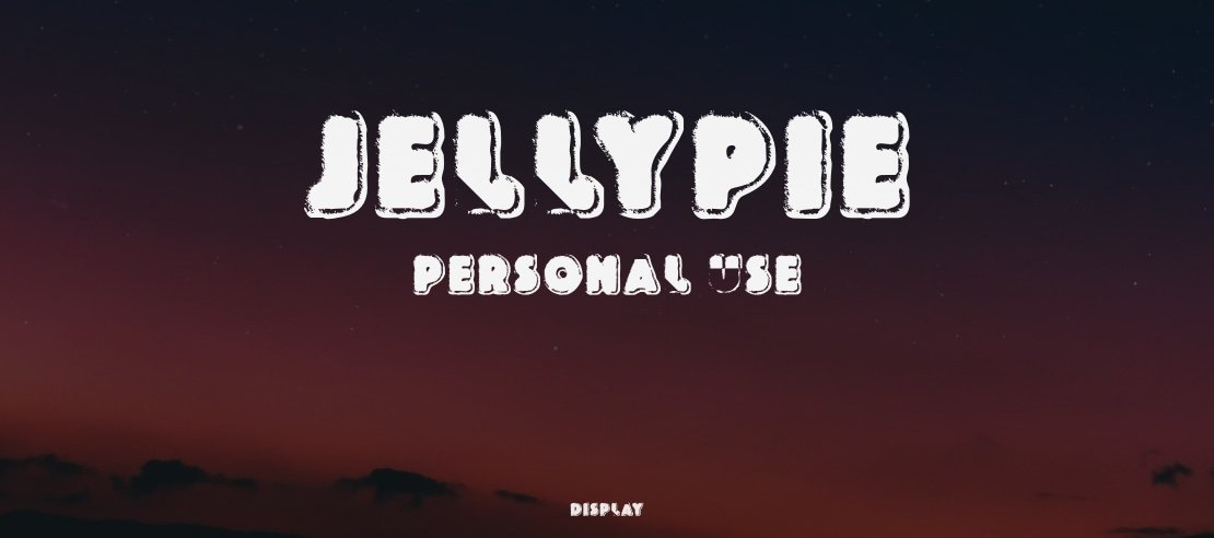 JELLYPIE PERSONAL USE Font