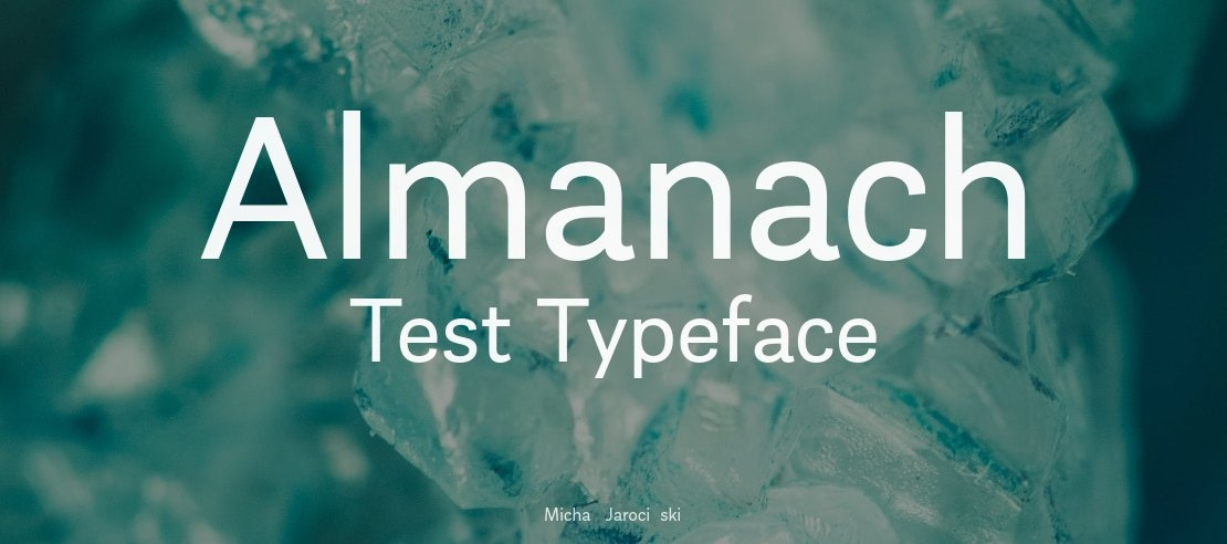 Almanach Test Font Family