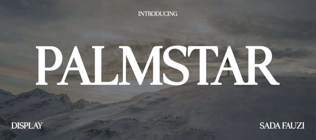 Palmstar Font