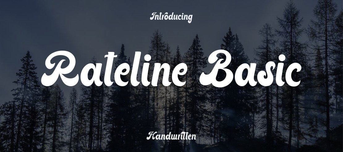 Rateline Basic Font